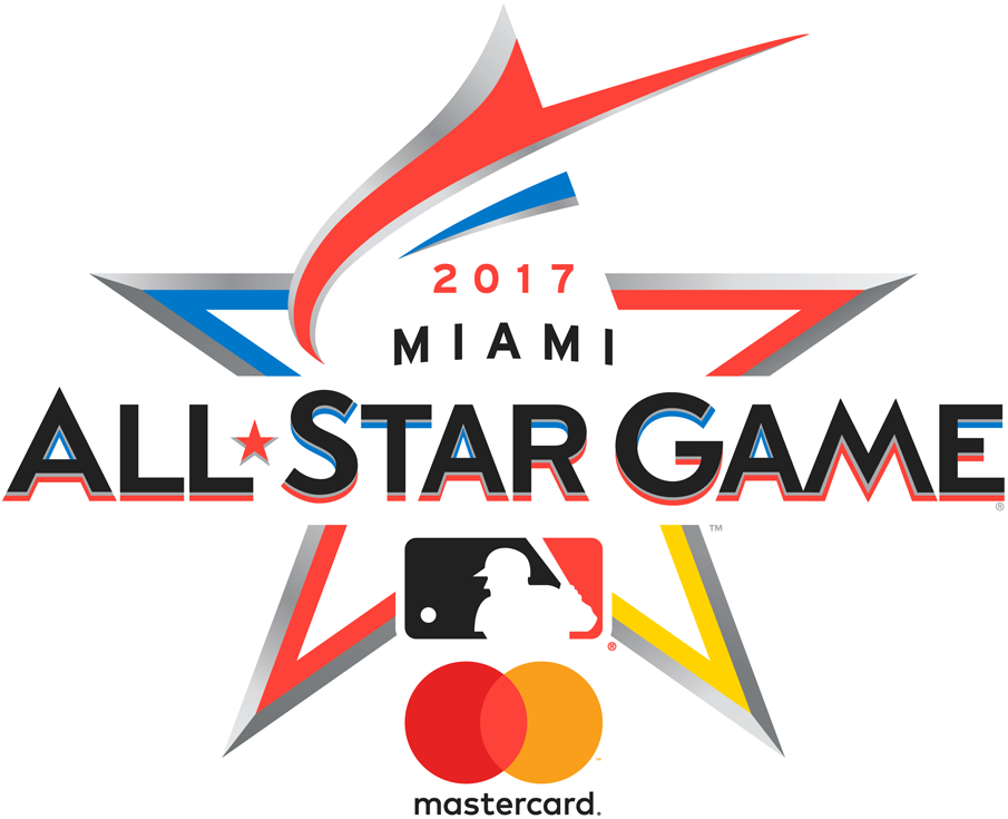 MLB All-Star Game 2017 Sponsored Logo iron on heat transfer